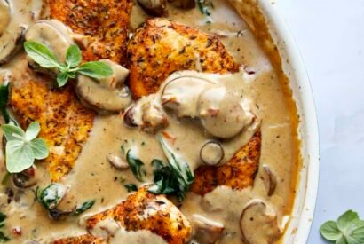 Thumbnail for Cream of Mushroom Chicken Recipe