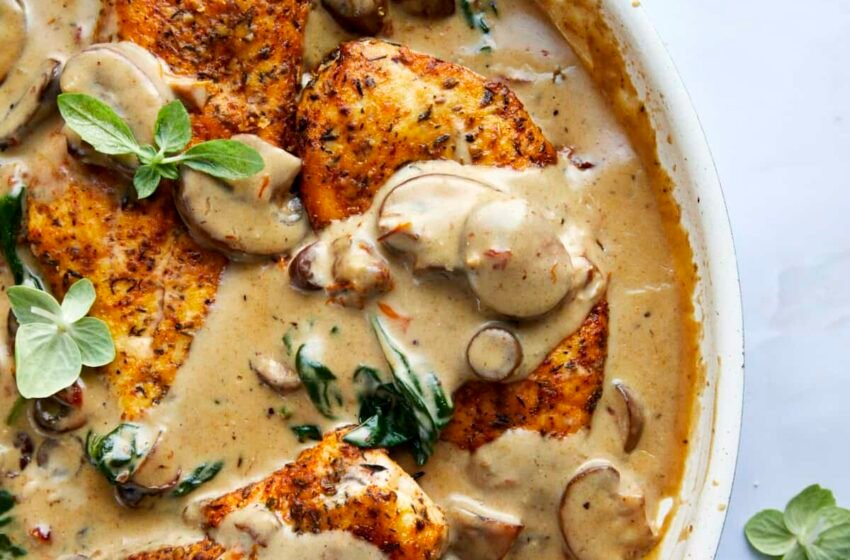 Cream-of-Mushroom-Chicken-Recipe