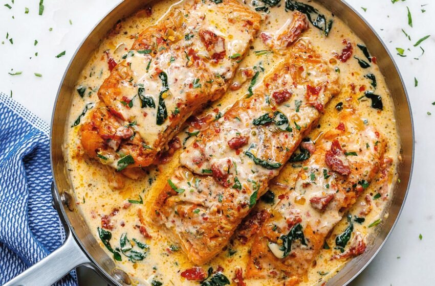 Tuscan-Salmon-Recipe