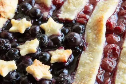 Thumbnail for Cherry Blueberry Pie Recipe