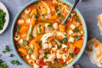 Thumbnail for Chicken Minestrone Soup Recipe