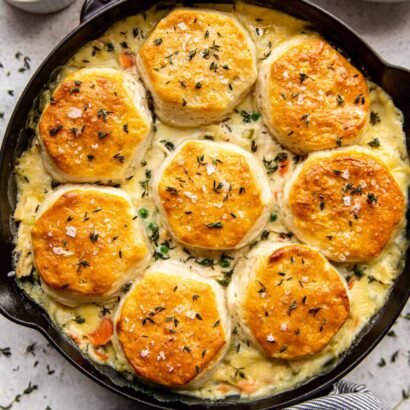 Chicken-Pot-Pie-with-Biscuit-Crust