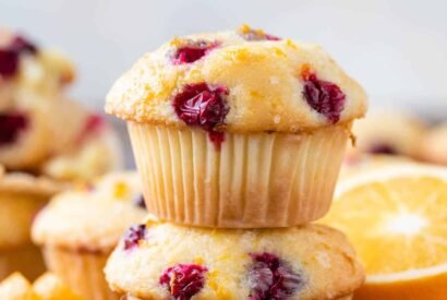 Thumbnail for Cranberry Muffins Recipe