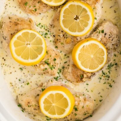 Slow-Cooker-Creamy-Lemon-Herb-Chicken-Recipe