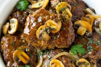 Thumbnail for Slow Cooker Salisbury Steak Recipe