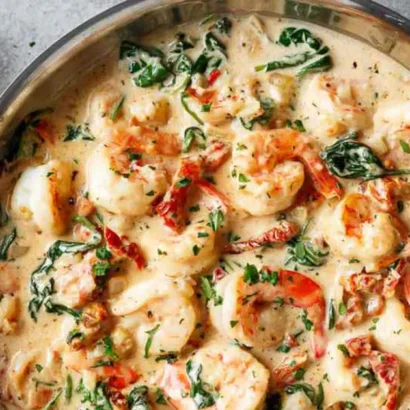 Tuscan Butter Shrimp Recipe 1