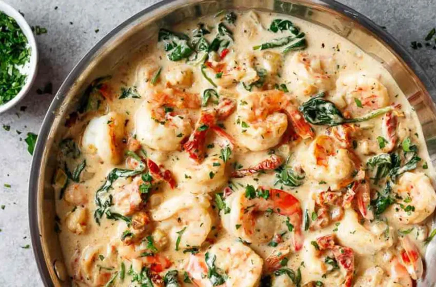 Tuscan Butter Shrimp Recipe 1