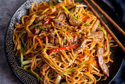 Thumbnail for Beef Teriyaki Noodles Recipe