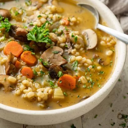 Mushroom-And-Barley-Soup-Recipe