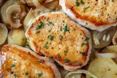 Thumbnail for Pork Chop and Potato Casserole Recipe