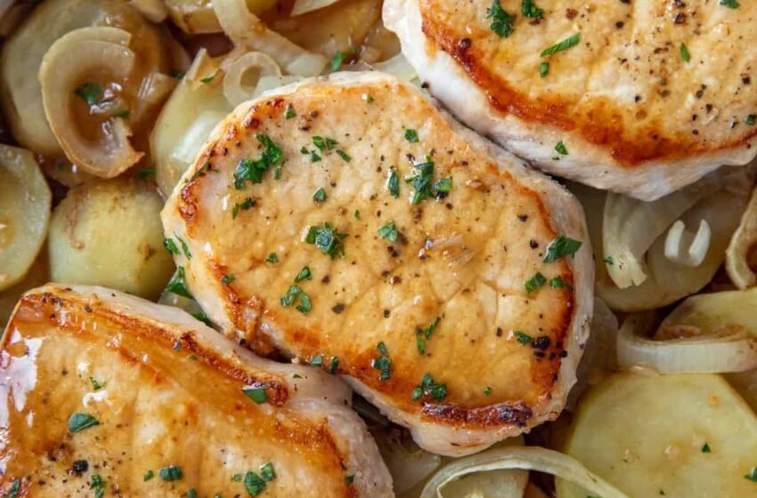 Pork-Chop-and-Potato-Casserole-Recipe