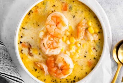 Thumbnail for Shrimp And Corn Chowder Recipe