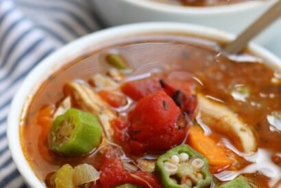 Thumbnail for Chicken Gumbo Soup Recipe