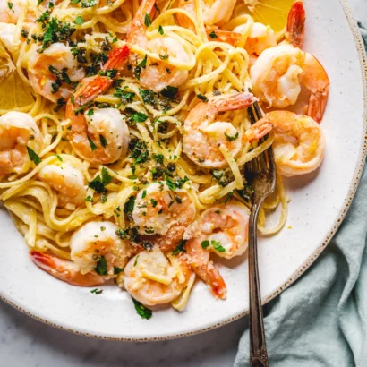 Garlic-Shrimp-Linguine-Recipe